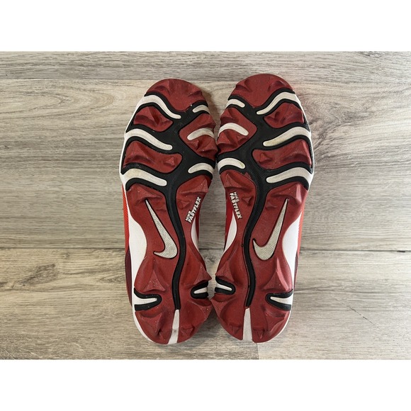 Nike Alpha Huarache 4 Keystone Red Baseball Cleats SIze 5.5Y DJ6525-616 - Picture 7 of 8